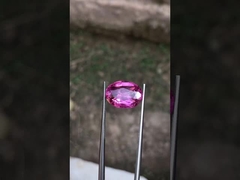 Coral / Rose Pink Sapphire Raw / Roughgem Crystal Lab được làm cho phụ kiện trang sức