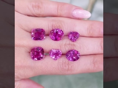Red Cut Đá quý tổng hợp Hình chữ nhật / Hình bầu dục Chất liệu Corundum Sapphire xanh