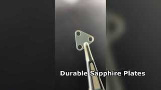 Tấm Sapphire tùy chỉnh có lỗ